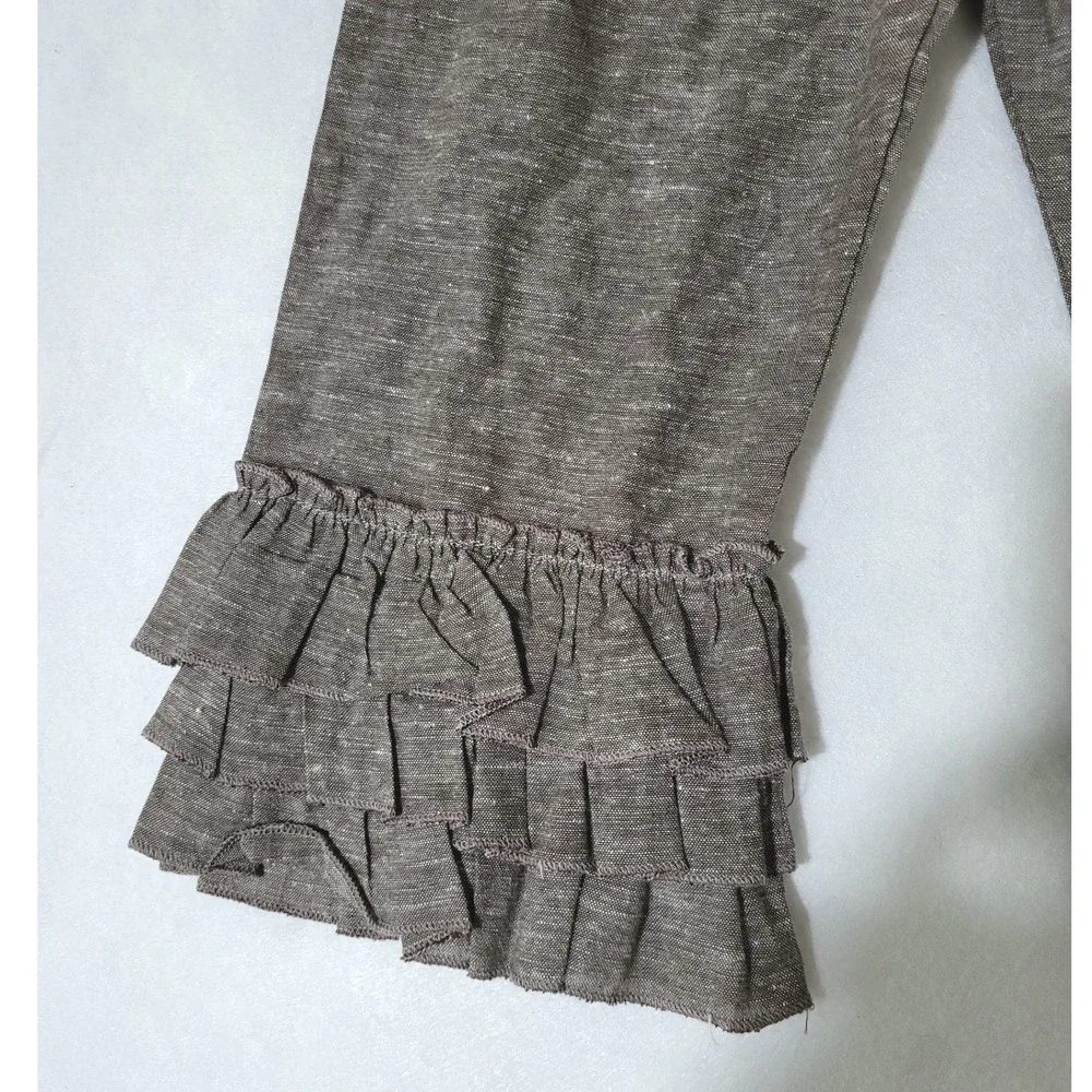 Adorable‎ Essentials Girls 8T Outfit Set Red Striped Top Ruffle Pants Coastal